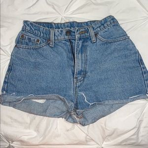 High Waisted Jean Shorts